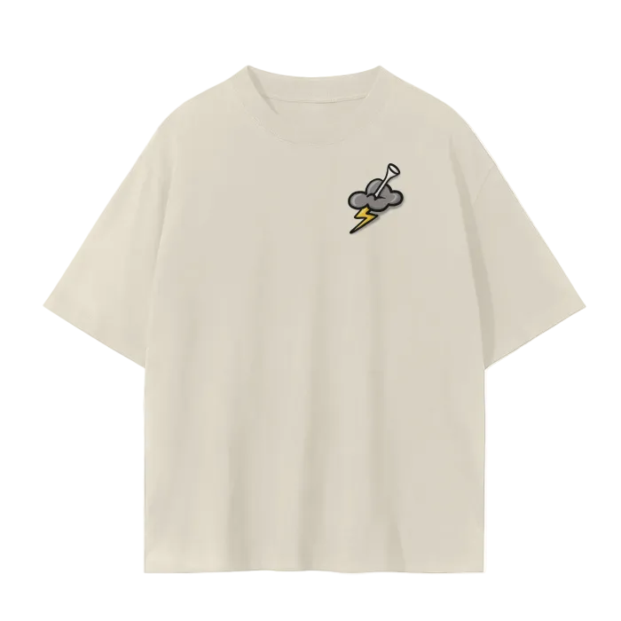 Fore Ever Flush logo tee , white tee crew neck 